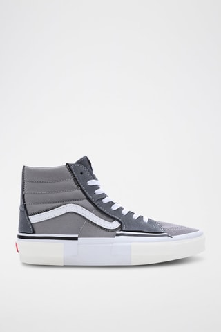 Hoge Sneakers Sk8-Hi Flame Reconstruct - Grijs en Wit