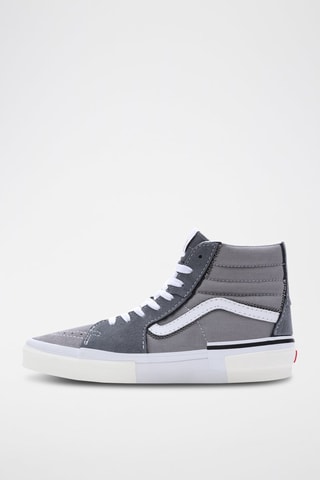 Hoge Sneakers Sk8-Hi Flame Reconstruct - Grijs en Wit