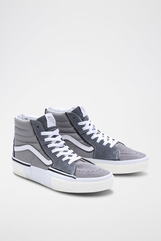 Hoge Sneakers Sk8-Hi Flame Reconstruct - Grijs en Wit