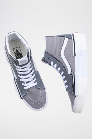 Hoge Sneakers Sk8-Hi Flame Reconstruct - Grijs en Wit