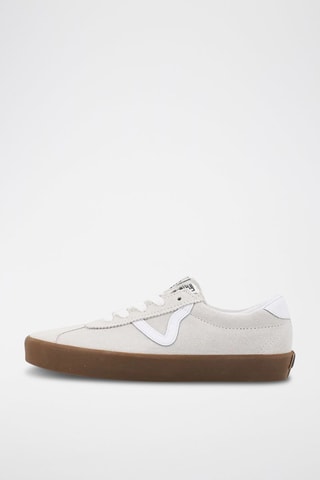 Nubuck Sneakers Sport Low - Ecru