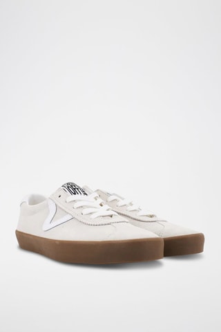 Nubuck Sneakers Sport Low - Ecru