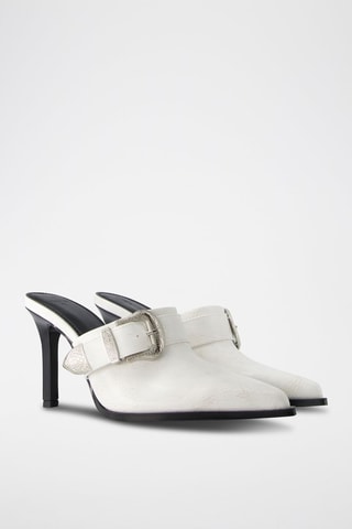 Mules de salto - Branco