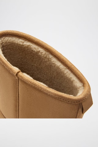 Botins forrados - Bege