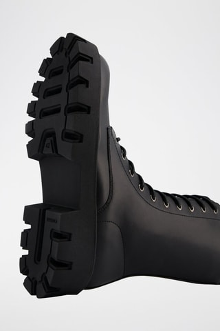 Botins com plataforma - Preto