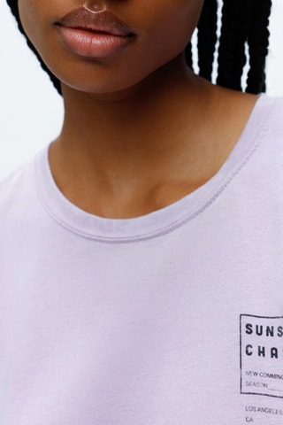 Camisola de alças Malva