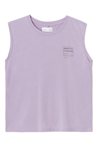 Camisola de alças Malva