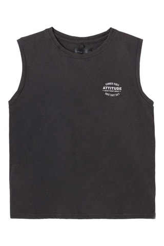 Camisola de alças Preto