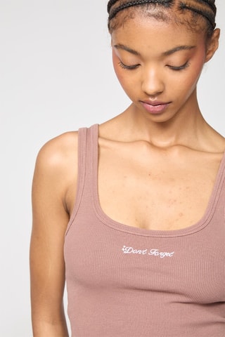 Camisola de alças - Rosa-velho