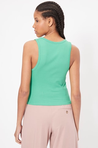 Camisola de alças Verde