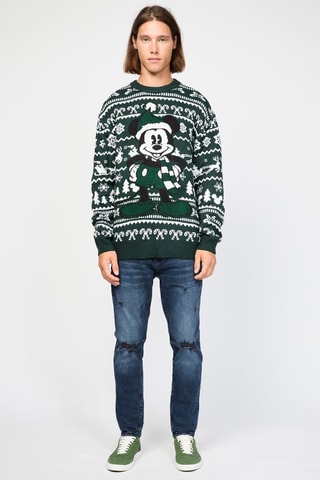 Camisola de Natal Mickey Mouse Disney - Verde