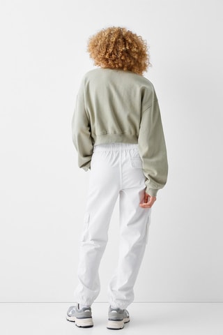 Calças jogger - Branco