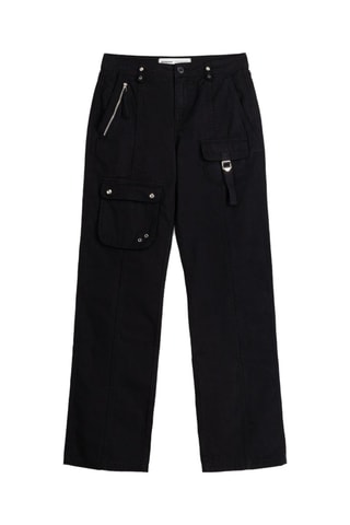 Calças cargo - Preto