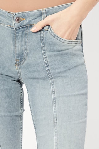 Calças bootcut e saia - Azul