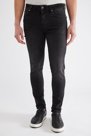 Calças de ganga skinny - Preto