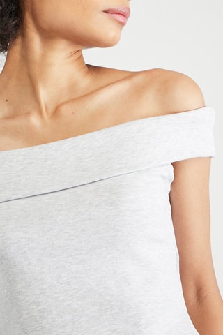 Crop top - Cinzento