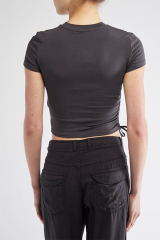 Crop top - Cinzento