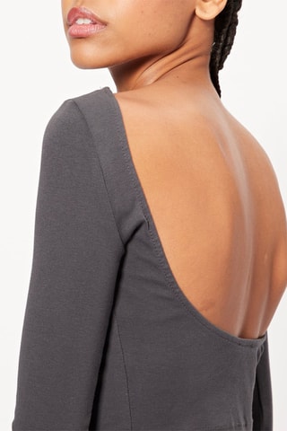 Crop top - Cinzento