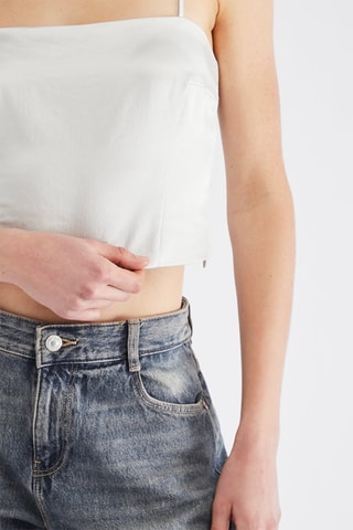 Crop top - Prateado