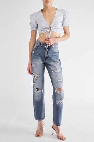 Crop top - Azul