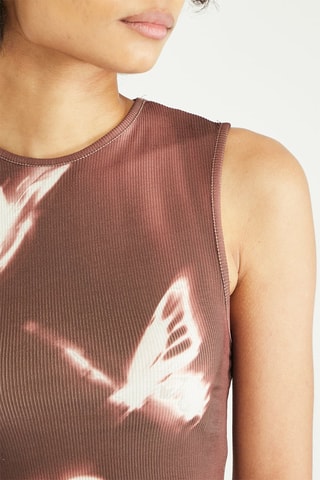 Crop top - Castanho