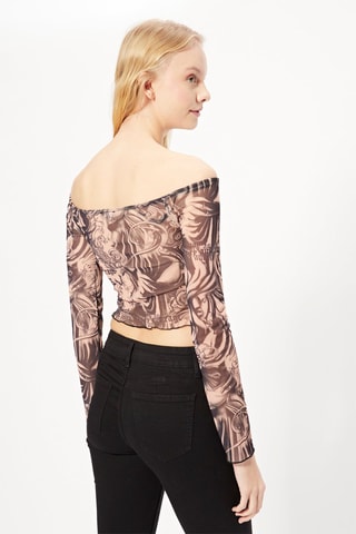 Crop top Nude