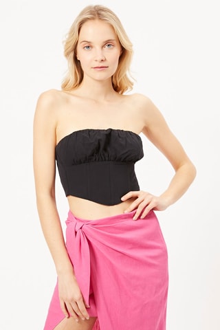 Crop top corpete Preto