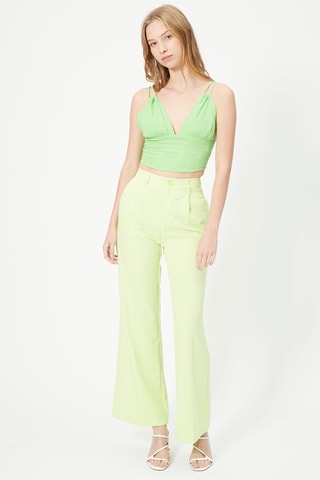 Crop top Verde-claro