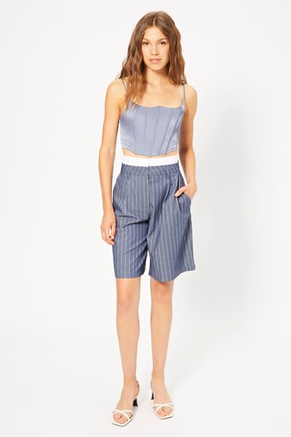 Crop top - Azul-cobalto