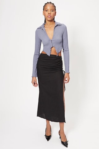 Crop top - Azul-cobalto