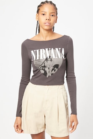 Top Nirvana - Cinzento-escuro