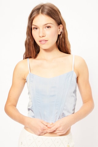 Top - Azul-celeste