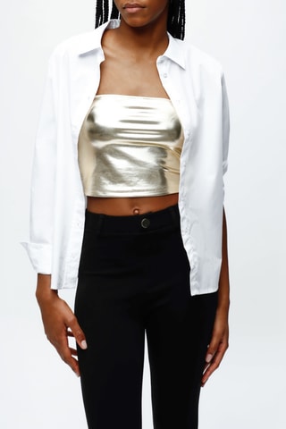 Crop top caicai - Dourado