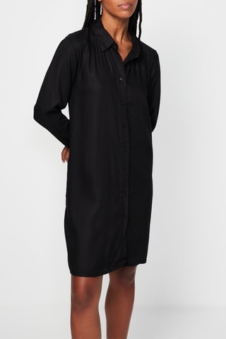 Vestido-camisa - Preto