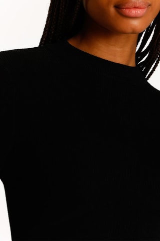 Vestido justo - Preto