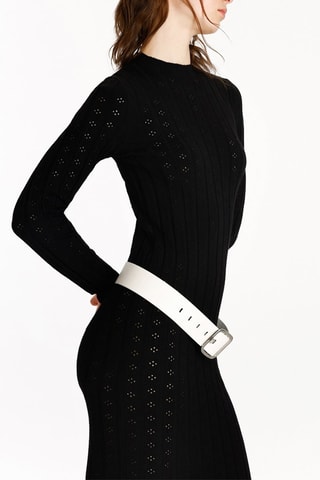 Vestido midi - Preto