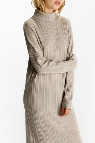 Vestido-camisola - Bege