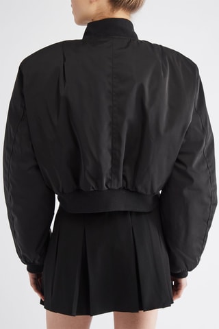 Bomber com capuz - Preto
