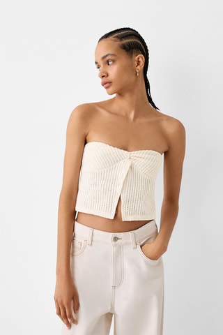 Crop top caicai - Bege