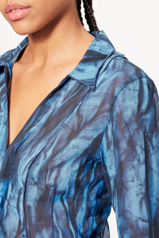 Camisa tie and dye - Azul