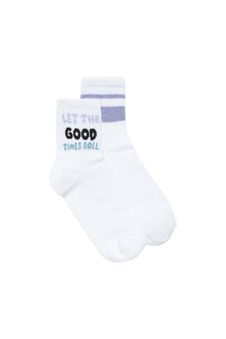 2 pares de meias - Branco