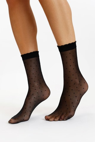 2 pares de meias - Preto