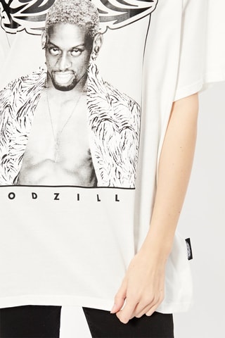 T-shirt Rodman Branco