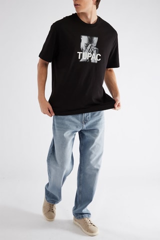 T-shirt oversize - Preto