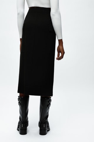 Saia midi - Preto