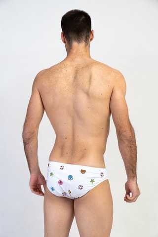Cueca de banho Branco