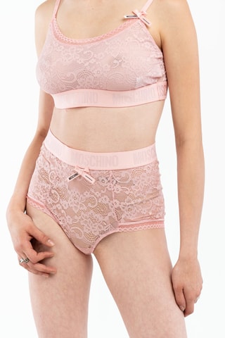 Shorties cintura subida Rosa-claro