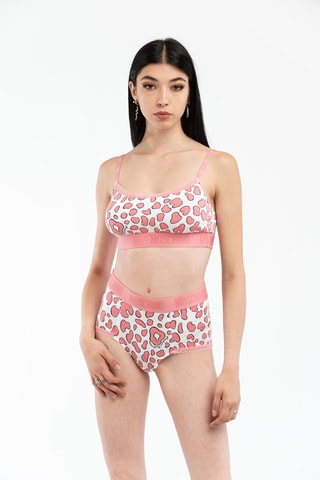 Shorties Rosa e branco