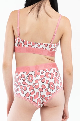 Shorties Rosa e branco