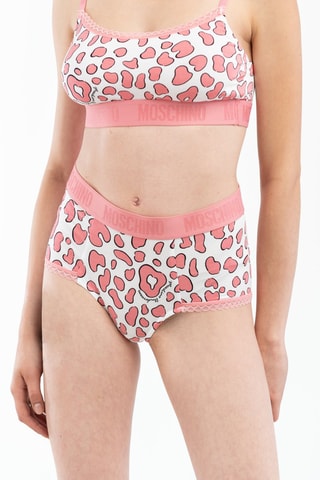 Shorties Rosa e branco